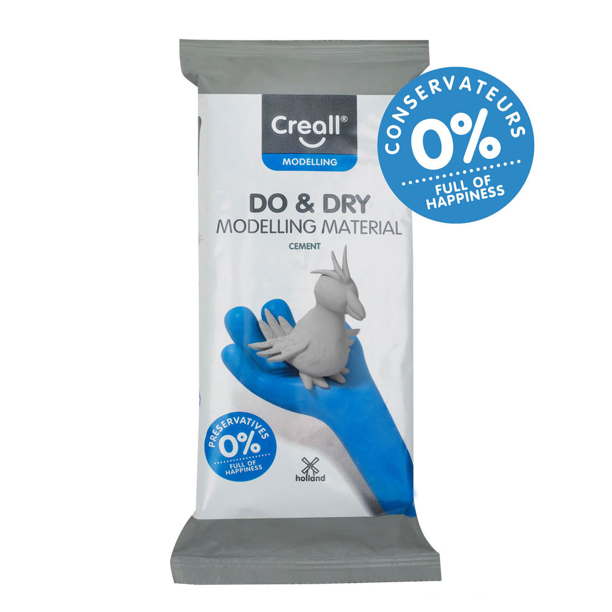 Creall do dry modeleerklebehouderingsvrij cement, 500gr.
