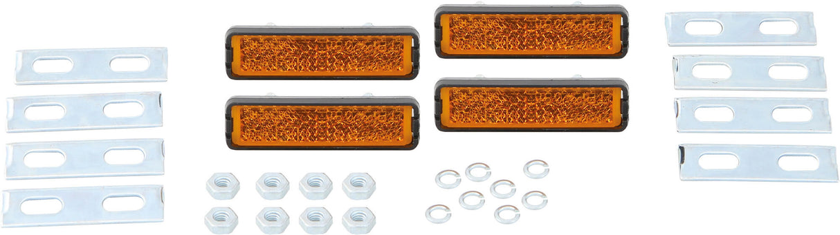 Contec pedal reflectors p-reflex ct pedal reflector screw mount. set of 4pcs