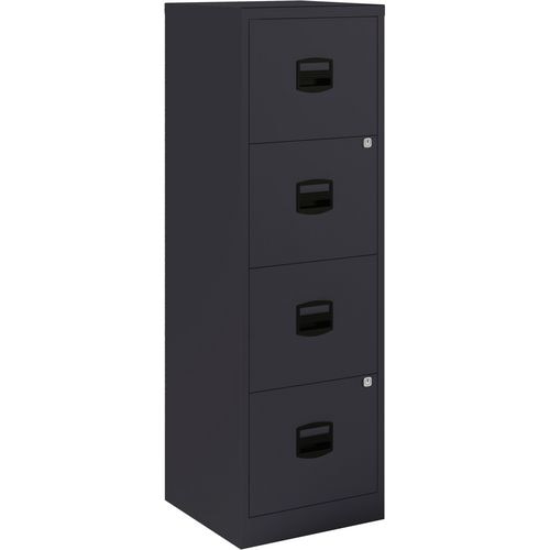 Ladenkast pfa4-zw bisley 413x400x1282mm zwart