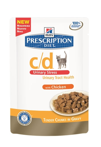 Hills verschreibungspflichtige Diät Hill Katze C D Harn Stress Chicken