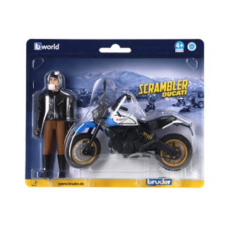 Bruder Motor Ducati Wüste mit Fahrer