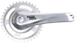 SUNRACE - SUNRACE CREMET 38T CREM LÄNGD 170 mm. Silver Aluminium Spieeless. 92mm Cover. -8 mm djup