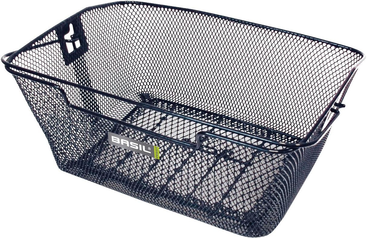 Basil Capri - Bicycle basket - On the back - Black