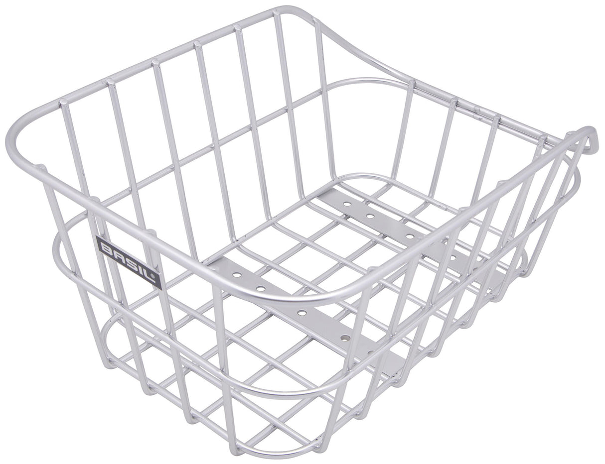 Basil Cento Alu - Bicycle basket - On the back - Aluminum