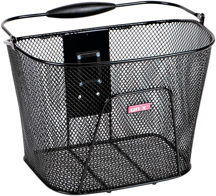 Unix fietsmand, voorop ricco fr.basket ricco black