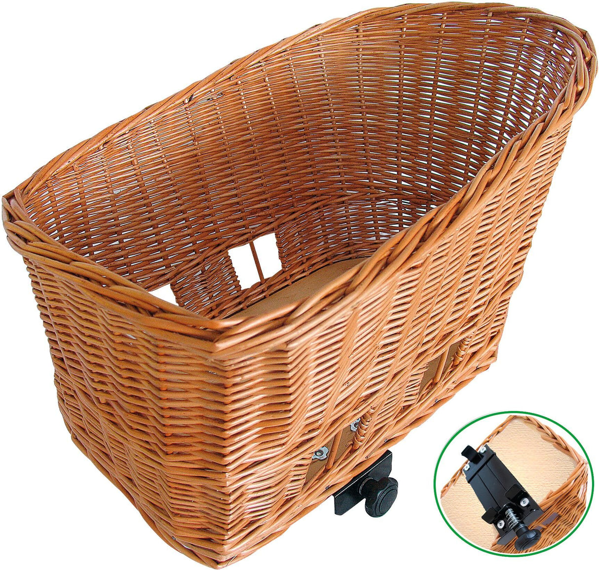 Basil Pasja - Dog bike basket - Large - 50 cm - Rear basket - Natural