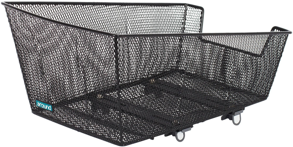 Around Bicycle basket College Basic incl. Pre -assembled Fix system - Black