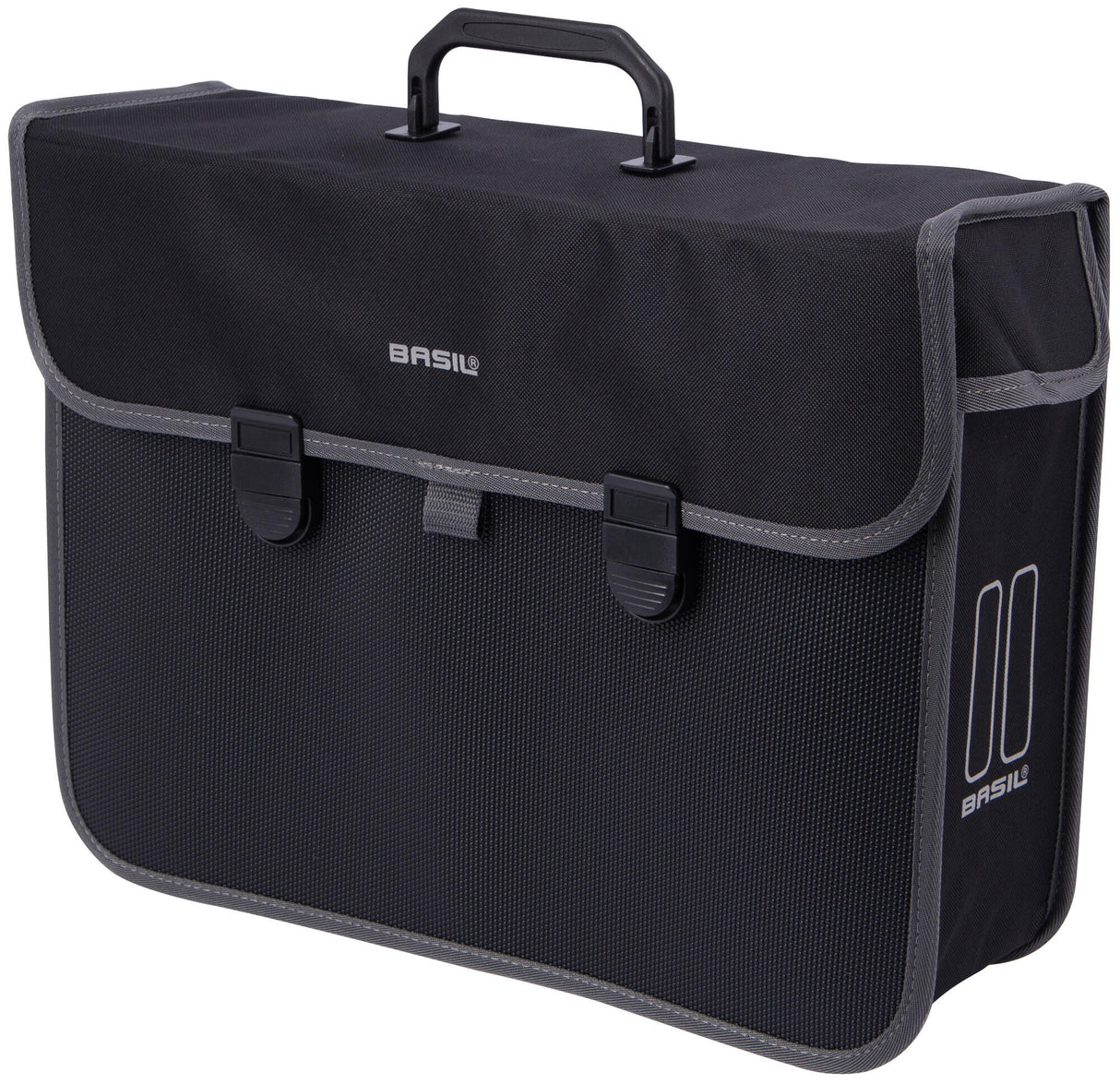 Basil Malaga XL - Single bicycle bag, unisex, black