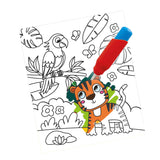 SES colors with water coloring book - Traveling