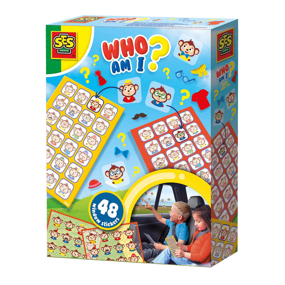 Ses who am I? - Travel game window sticker