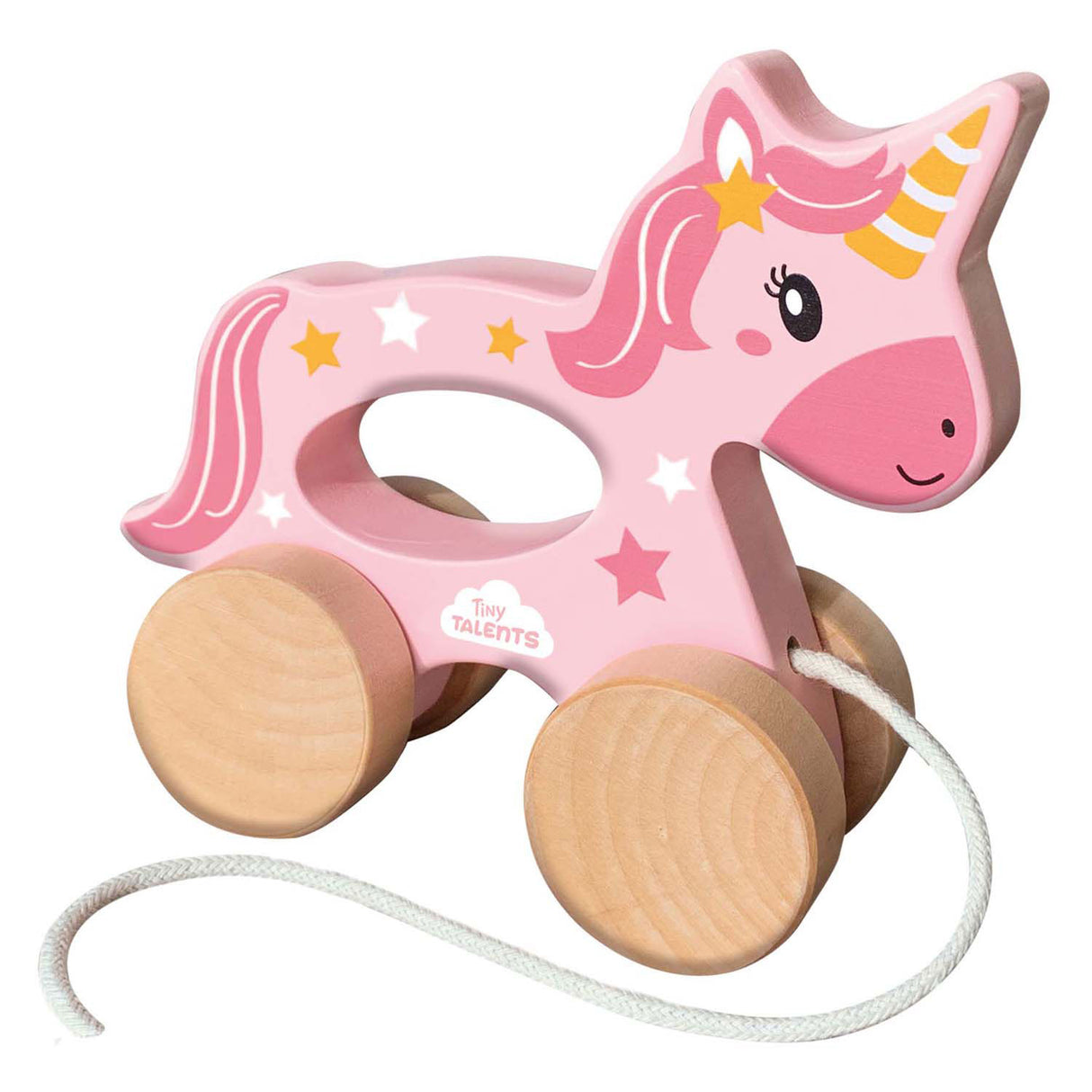 Ses wooden pull animal 2 in 1 - unicorn
