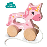 Ses wooden pull animal 2 in 1 - unicorn