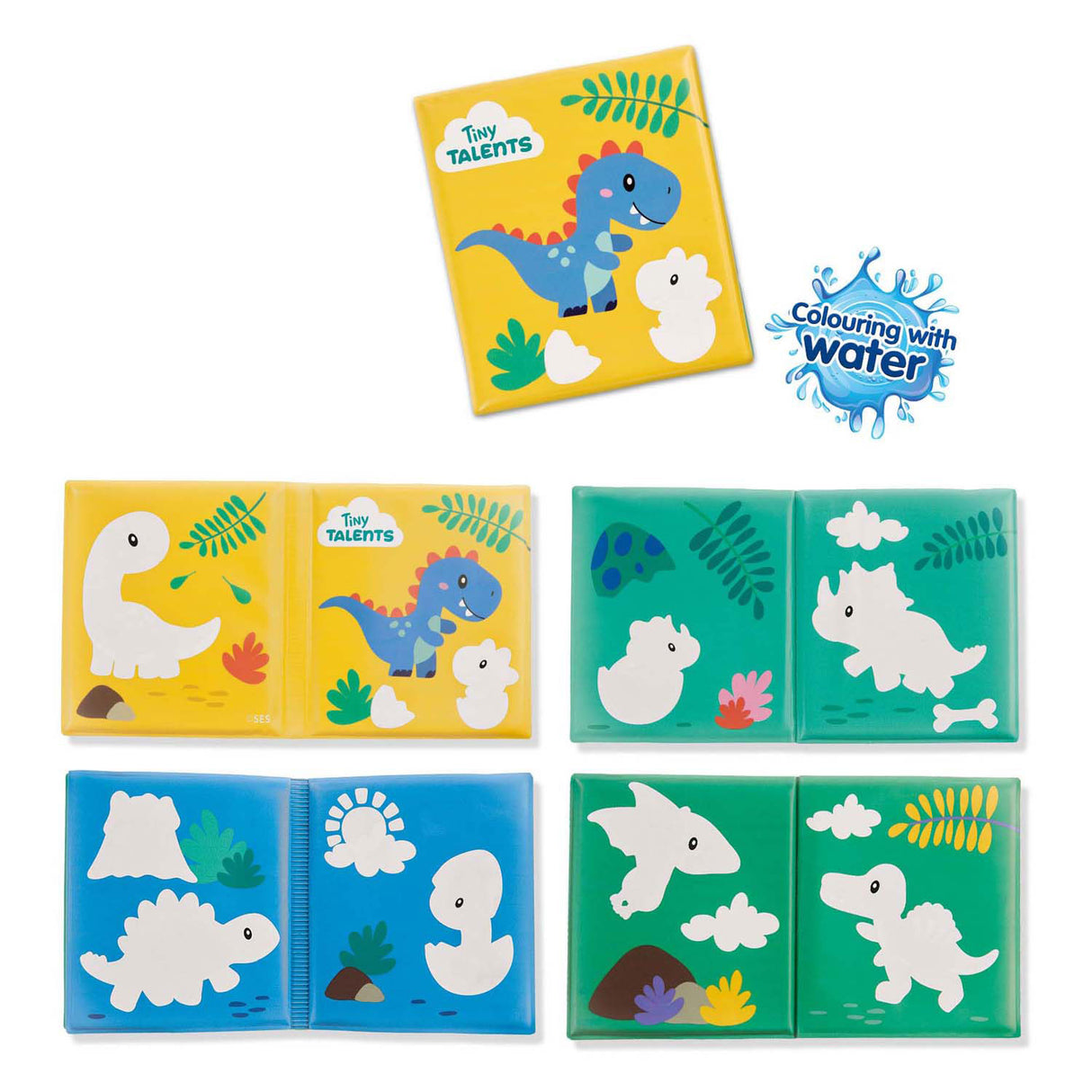 SES Badbook - Kolory z wodnymi dinozaurami