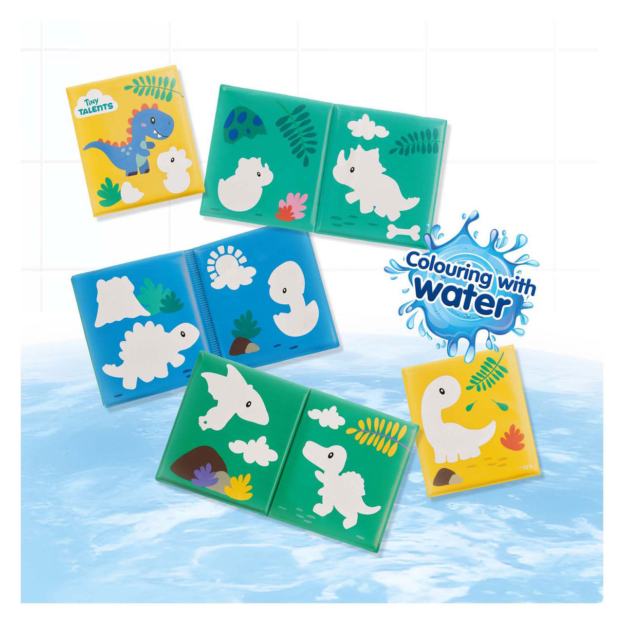 SES Badbook - Colors with water dinosaurs