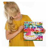 Ses metallesche Faarf Canvas