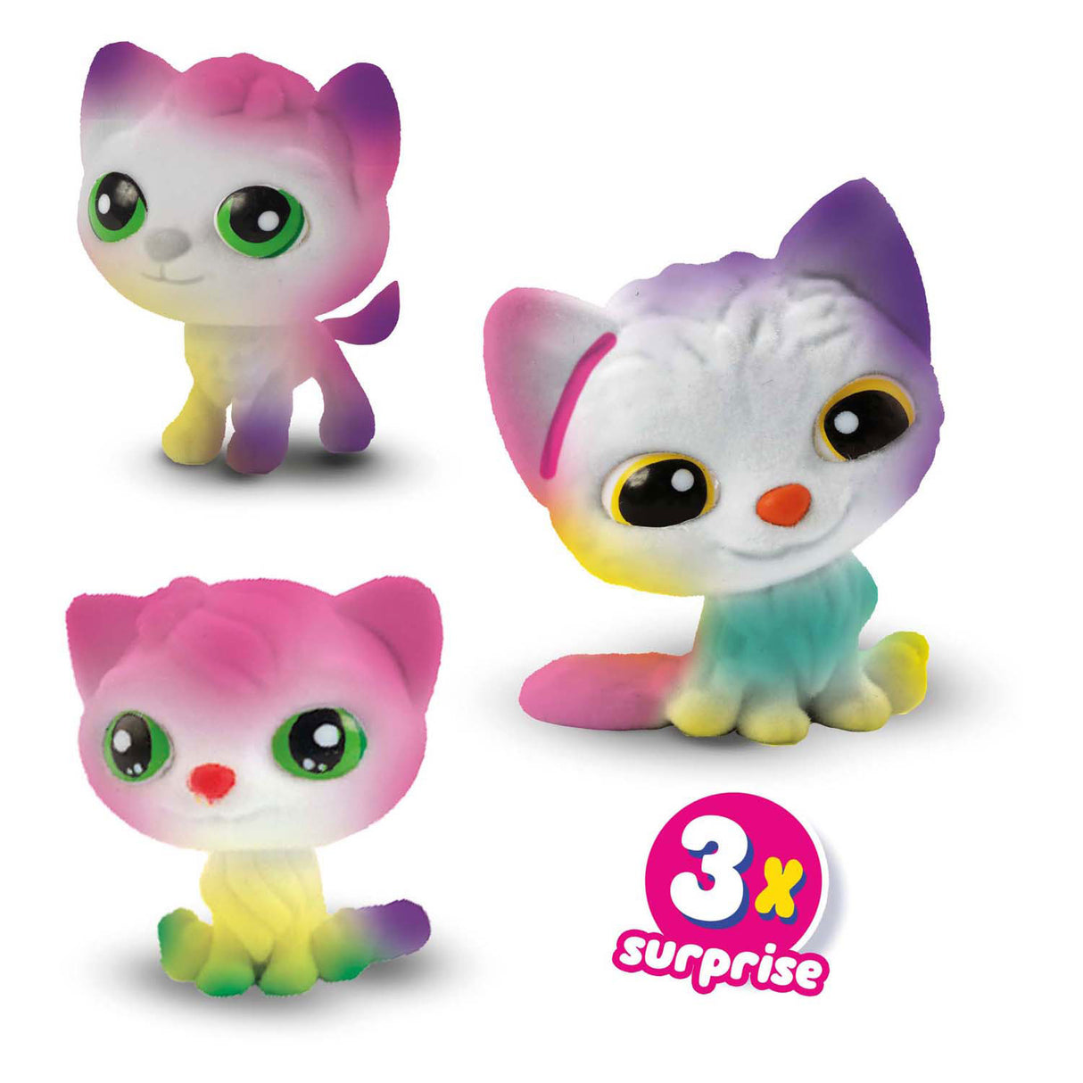 Ses blow airbrush pens - cats surprise, 3 pcs.