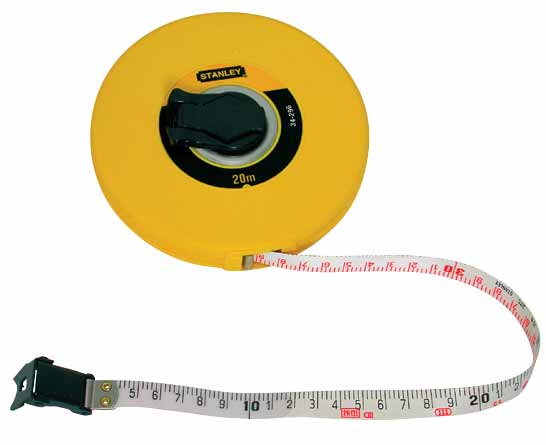 Stanley hand tools surveyor fiberglass closed reel | 20m - 12.7mm - 0-34-296
