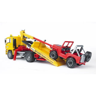 Bruder Man TGA Tow Truck med Jeep