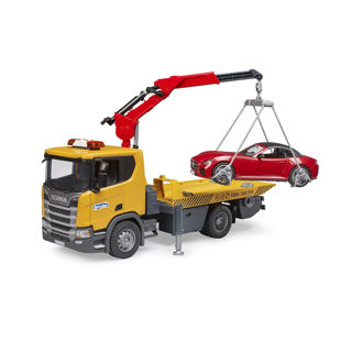 Bruder Truck Scania 560R Tow Truck med bil