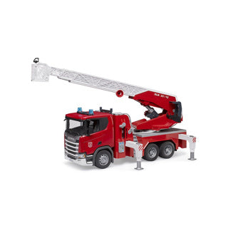 Bruder Scania Super 560R Fire Truck con scala, acqua