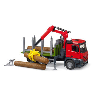 Bruder MB Arocs Wood truck with loading crane and grabper