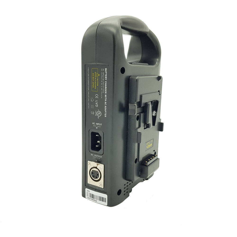 Rolux Double Battery Carreger RL-2ks para bateria de montagem em V