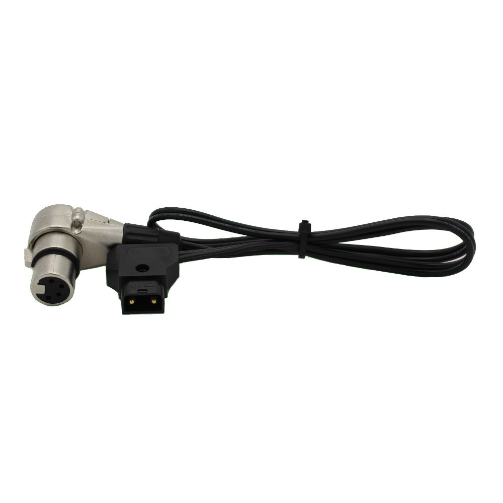 Rolux 4-Pins XLR Kvinna med manlig D-Tap RL-C5