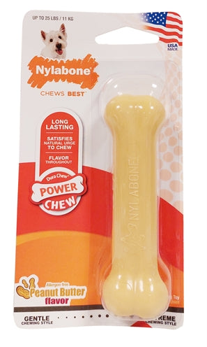 Nylabone dura tygge peanøttsmør for harde bijters hypoallergenener