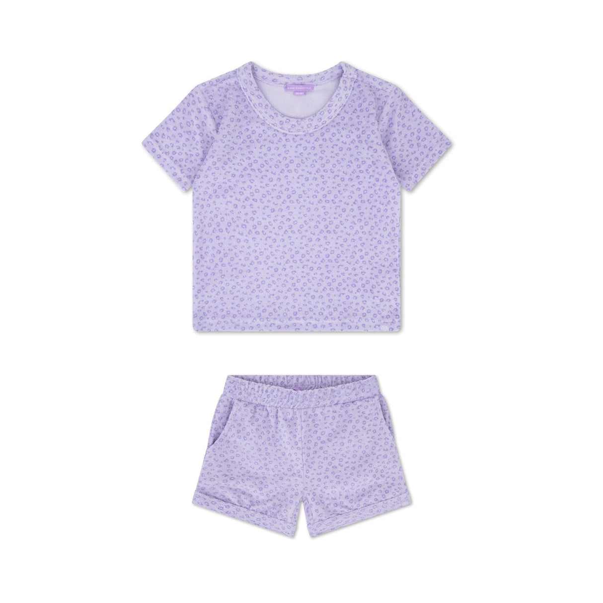 Leopardo | Lila Girls Set Strand - Terry