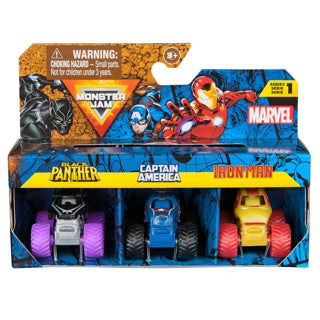 Monster jam mini marvel bundle