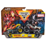 Monster jam 1:64 2 pack marvel (ass) | 2 stuks