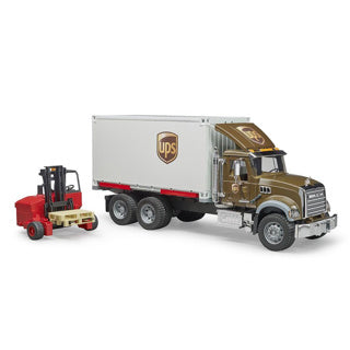 Bruder Auto Truck Mack Ups with Forklift