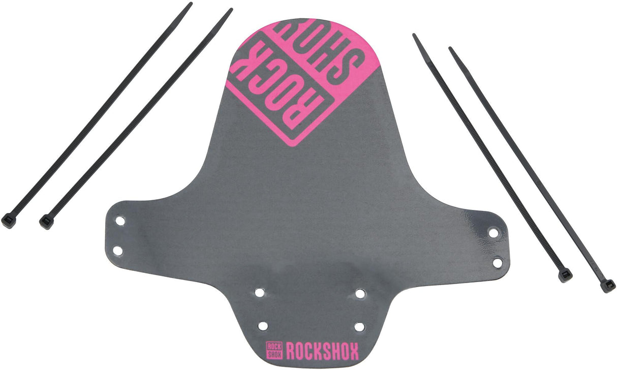 Rockshox spatlap, voorwiel fender clip-on fender rs black magenta