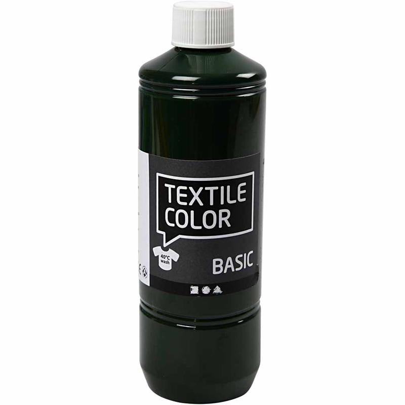 Creativ Company Textile Color semi-opaque textile paint - olive green, 500ml