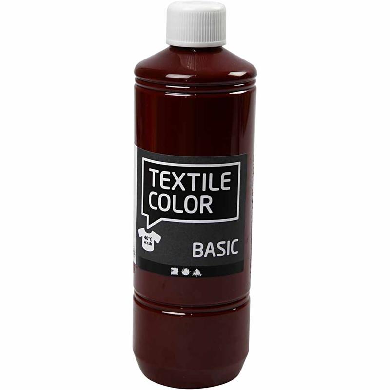 Creativ Company Textile Color Paint - Brown, 500ml