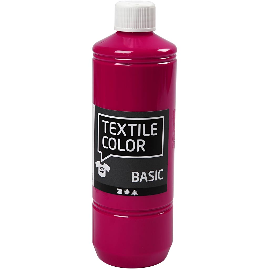 Creativ Company Textile Color Paint - Primary Red, 500ml