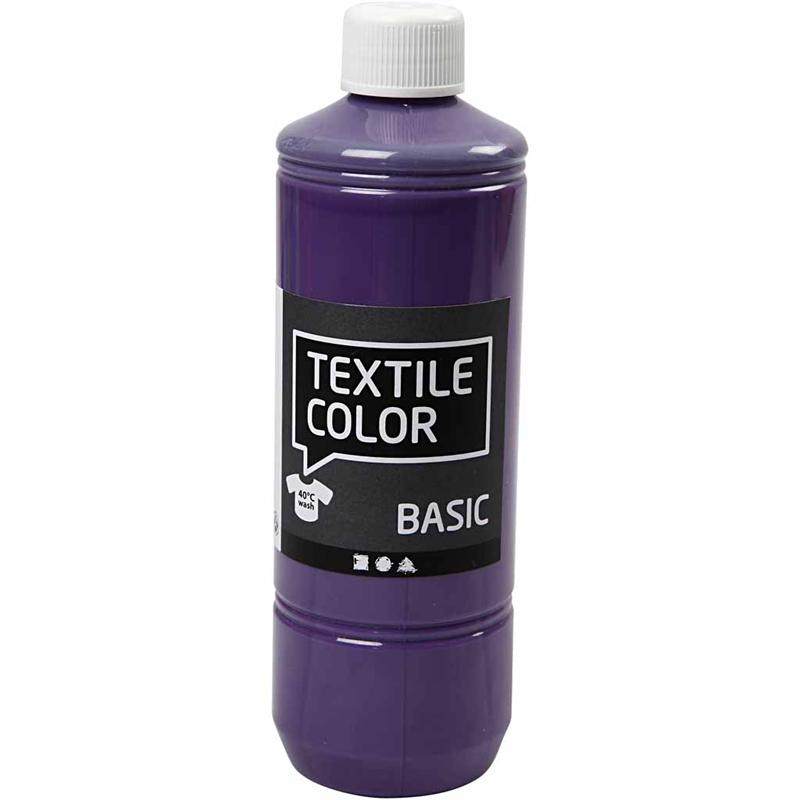 Textile paint - Lavender, 500ml