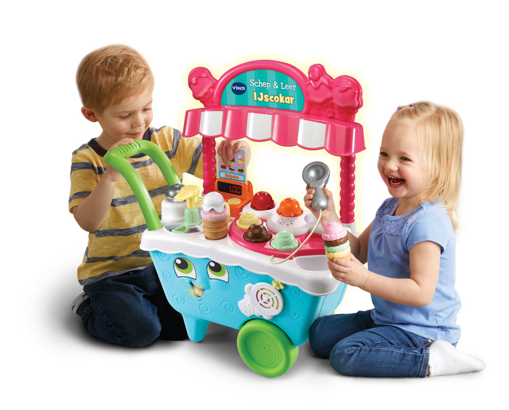 VTech сладолед лъжичка кожа младши син розово 26 части