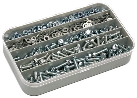 Fix-nippel assortiment spatbordbouten range of fender screws