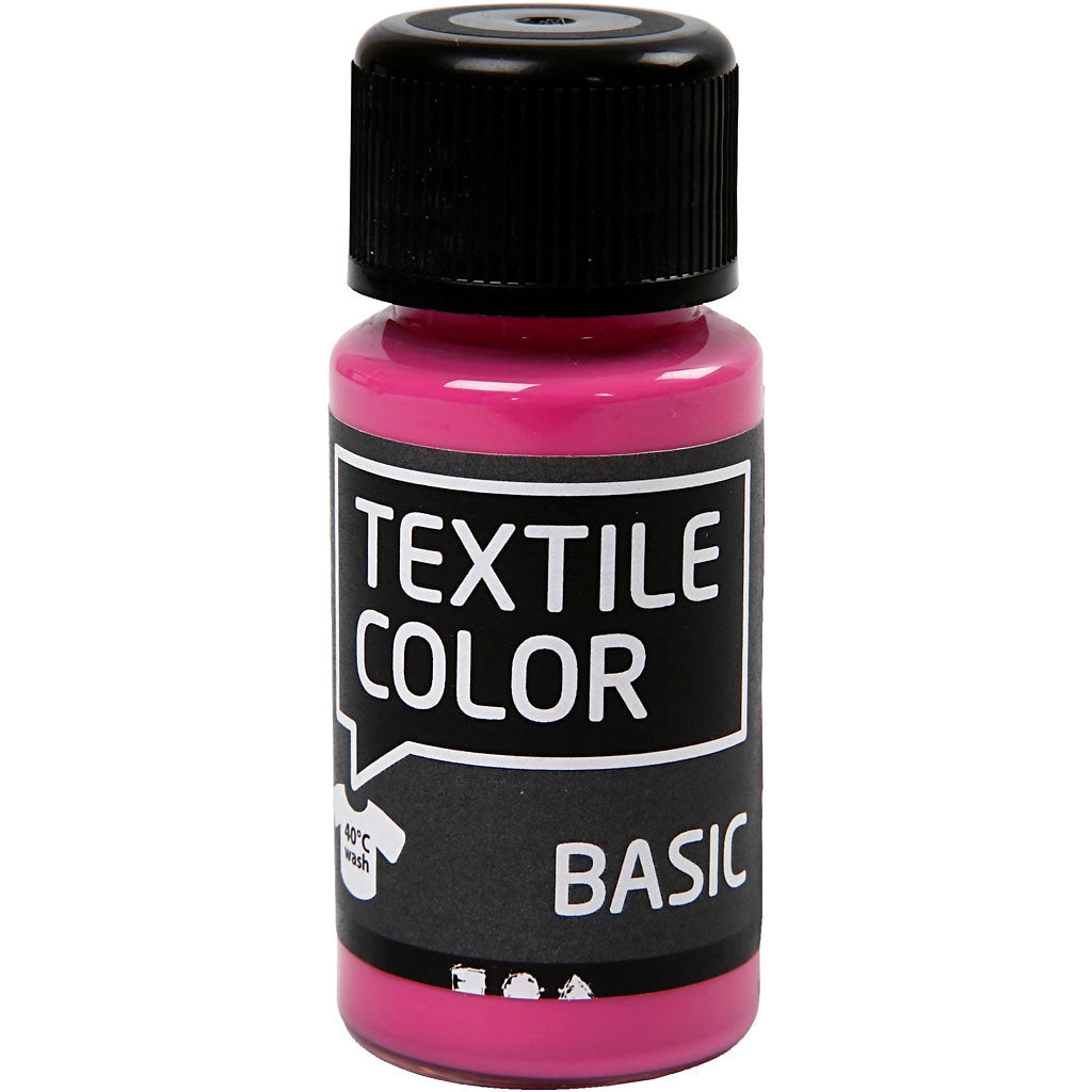 Creativ Company Textile Color semi-opaque textile paint - pink, 50ml