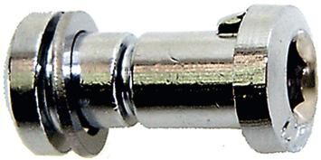 Bofix seat pegbout Allen 16 mm - Chrome (6 pieces)
