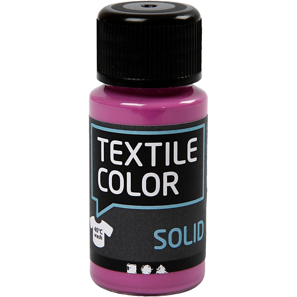 Creativ company textile color opaque textile paint - fuchsia, 50ml