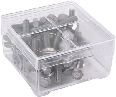 Bofix Fixx-Leer Hexagon bolts M5x16 50 pieces, stainless steel