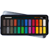 Colortime watercolor set, size 12x30 mm, various colors, 24 colors 1 box