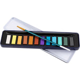 Aquarelset, metallic kleuren, 12 kleur 1 doos