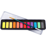 Aquarelset, pastelkleuren, 12 kleur 1 doos