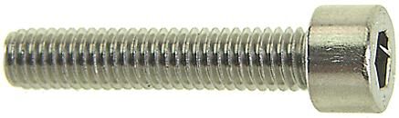 Allenbout M6x16 stainless steel per 25