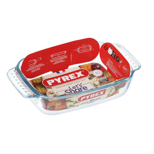 Pyrex bakebolle klassisk 22x13cm glass