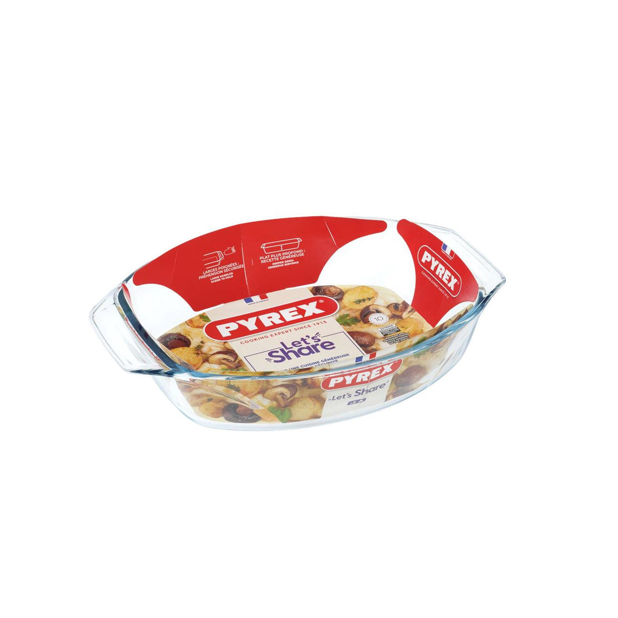 Pyrex Bakform oval 35 x 24 cm 2,8l