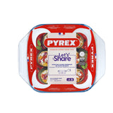 Pyrex 2,4l kvadratinis kepimo indas